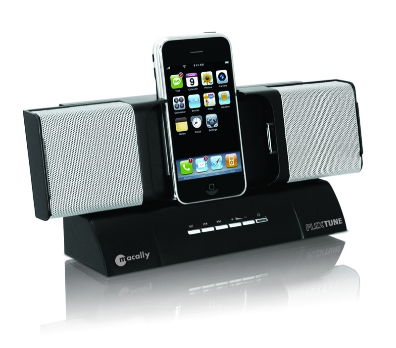 Illustration for article titled Macally FlexTune Dock Holds iPhone Sideways For Video Without the Neck Strain